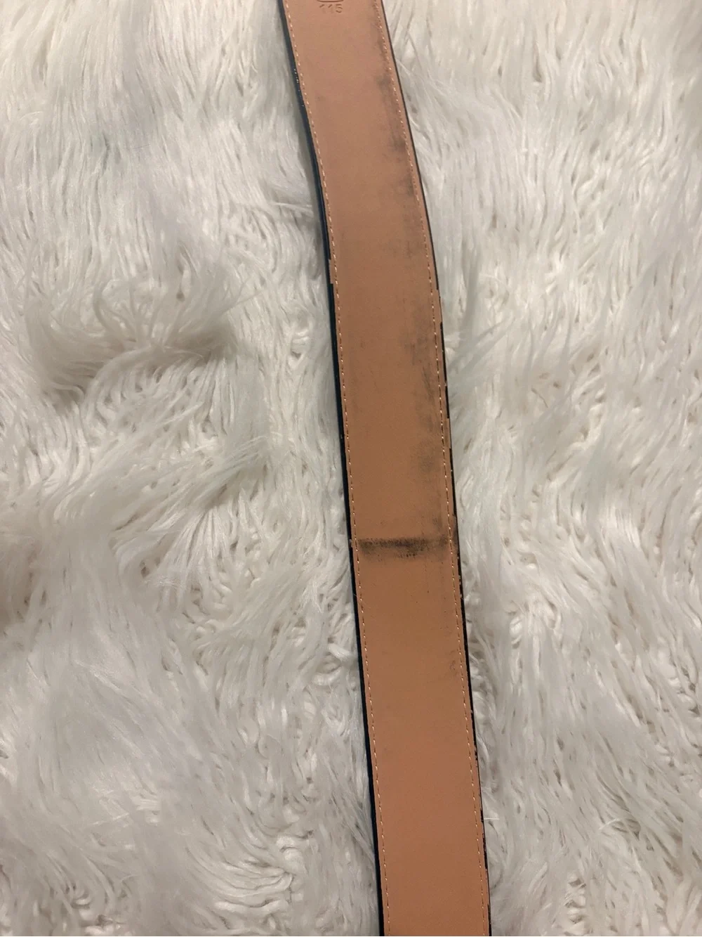 Gold Buckle Black Monogram men’s Belt